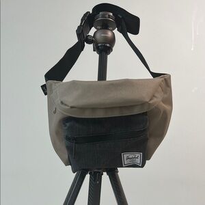 Herschel Supply Company Beige and Black Belt Bag